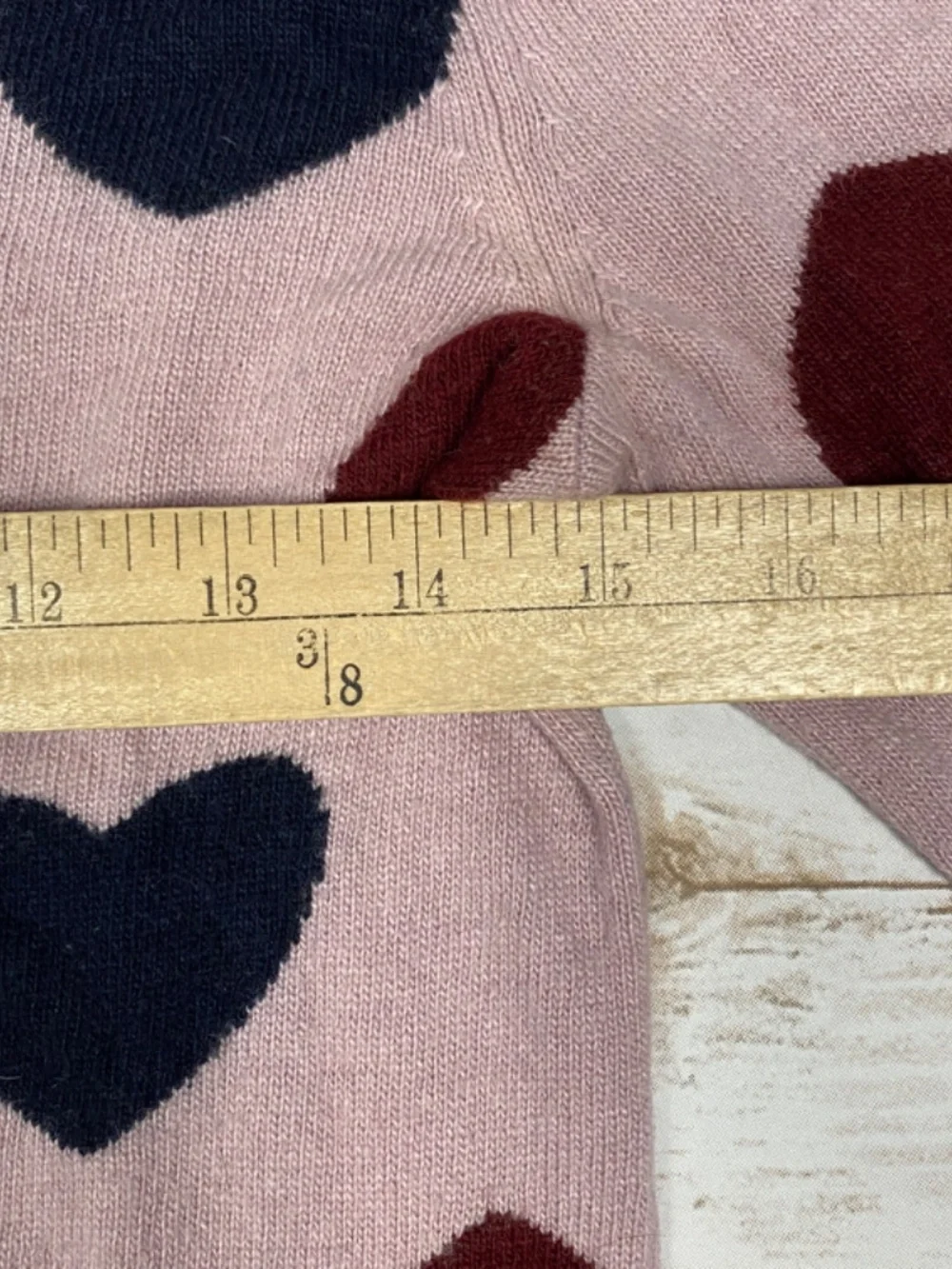 J.Crew Heart Wool Sweater Size S